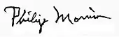 signature de Philip Morrison