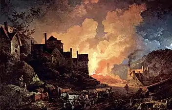 Coalbrookdale de nuit (1801).