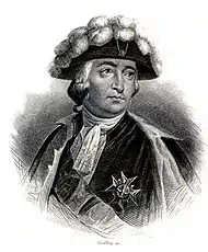 Louis-Philippe II d'Orléans, futur Philippe-Égalité. Portrait gravé par Geoffroy