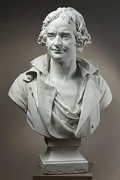 Moulage en plâtre d'un buste par Philippe-Laurent Roland, an X (1801-1802). Musée des Augustins de Toulouse.