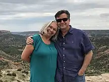 Philippe Porée-Kurrer et son épouse Marylis, Texas, juillet 2017