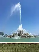 La Buckingham Fountain.