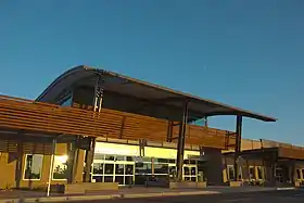 Terminal de l'aéroport.