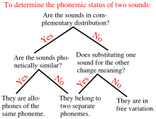 Une procédure simplifiée pour déterminer si deux sons représentent les mêmes phonèmes ou différents