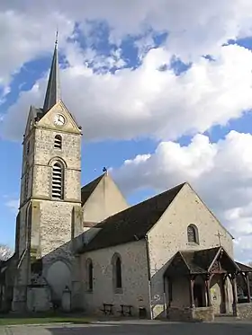 Façade de l'église.