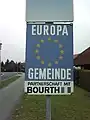 Panneau « Europa » à Kronstorf.
