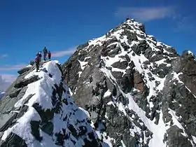 Vue du Kleinglockner avec le Großglockner en arrière-plan.