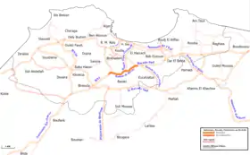 Carte de la route dénommée {{{nom}}}