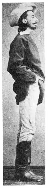 Photographie anonyme de Tristan Corbière vers 1873.