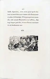 Page de livre avec gravure sur bois.