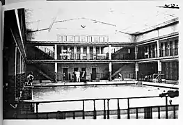 Intérieur du Stade Nautique de Reims.