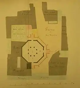 Plan église du Saint-Sépulcre, Pise