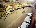 Piazza del Popolo vue depuis le Torrione.