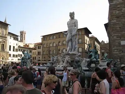 Neptune, fontaine de Neptune.