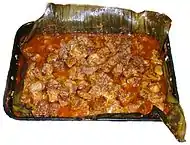 La cochinita pibil est un plat traditionnel mexicain de porc rôti lentement et mariné dans du jus d'agrumes. Le plat est originaire de la péninsule du Yucatán et d'origine maya.