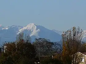 Vue depuis la plaine toulousaine