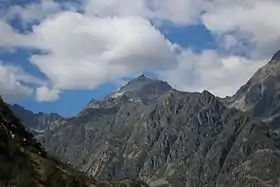 Vue du pic Turbat depuis le vallon de Navette (La Chapelle-en-Valgaudémar).