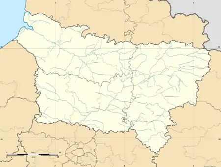 voir sur la carte de Picardie