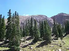 Vue d'ensemble dans l'état du Colorado, États-Unis