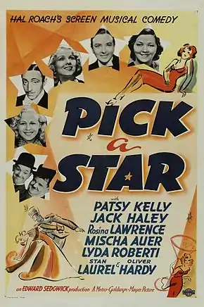 Description de l'image Pick A Star poster.jpg.