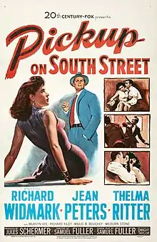 Description de l'image Pickup on South Street (1953 poster).jpg.