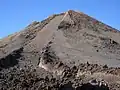 Vue d'une coulée de lave descendue du Teide.