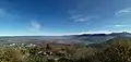 Vue panoramique sur Gourdan-Polignan, Huos.