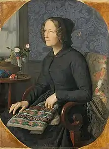 Portrait de Madame Henri-Jean-Pierre Picou, mère de l'artiste (1846), musée des Beaux-Arts de Nantes.
