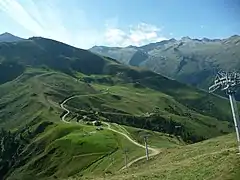 Chalet de Beauregard plus bas vu depuis le Picou de la Mire.