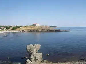 Vue sur la presqu'île sud de Tsarévo