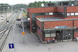 Gare ferroviaire de Pieksämäki.