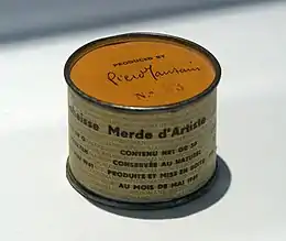 Merda d'artista (1961), Piero Manzoni