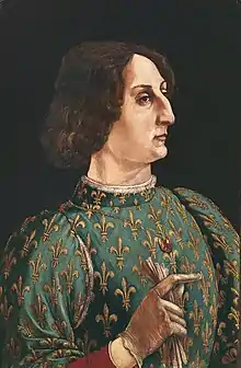 Portrait de Galeazzo Maria Sforza, 1471Musée des Offices