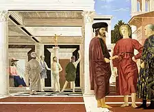 La Flagellation du Christ de Piero della Francesca, entre 1455 et 1460