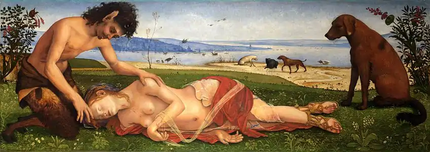 La Mort de Procris de Piero di Cosimo (v. 1486-1510), National Gallery à Londres.