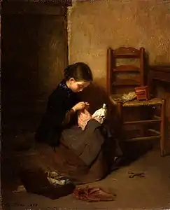 La petite couturière, (1858), Baltimore, Walters Art Museum.