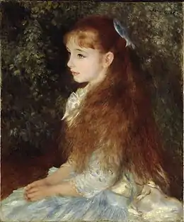 Portrait d'Irène Cahen d'Anvers par Renoir (1880)