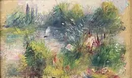 Auguste Renoir, Paysages Bords de Seine (1879).