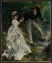 Auguste Renoir, La Promenade, 1870.