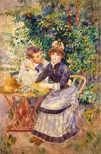 Renoir: Dans le jardin Musée de l'Ermitage  Saint-Pétersbourg