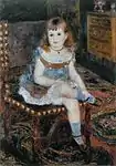 Mademoiselle Georgette Charpentier assise, Auguste Renoir, 1876