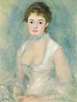 Renoir, Portrait de Madame Henrio, 1876.