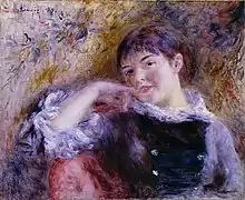 Pierre-Auguste Renoir,La Rêveuse (1879)