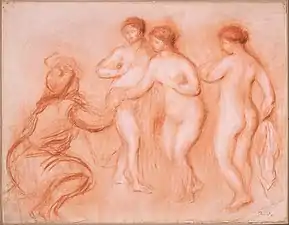 Auguste Renoir, Jugement de Pâris, v. 1908.