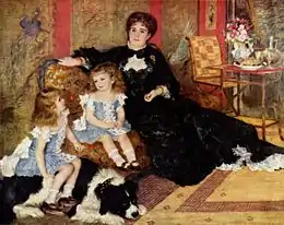 Madame Charpentier et ses enfants (1878), par Auguste Renoir.