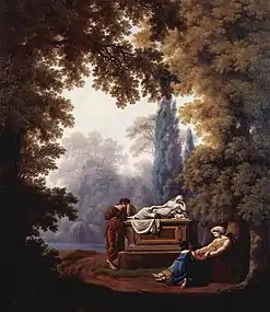 Le Mausolée (1787), musée d’art et d’histoire de Genève.