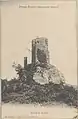 Ruines du château (carte postale A. Weick).