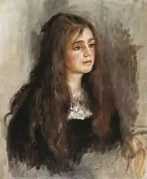 Portrait de Julie Manet par Auguste Renoir, 1894.