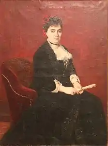 Pierre Grivolas, Portrait de Madame Irma de Fontnouvelle (1883).