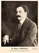 Portrait de Pierre Monteux, vers 1911.